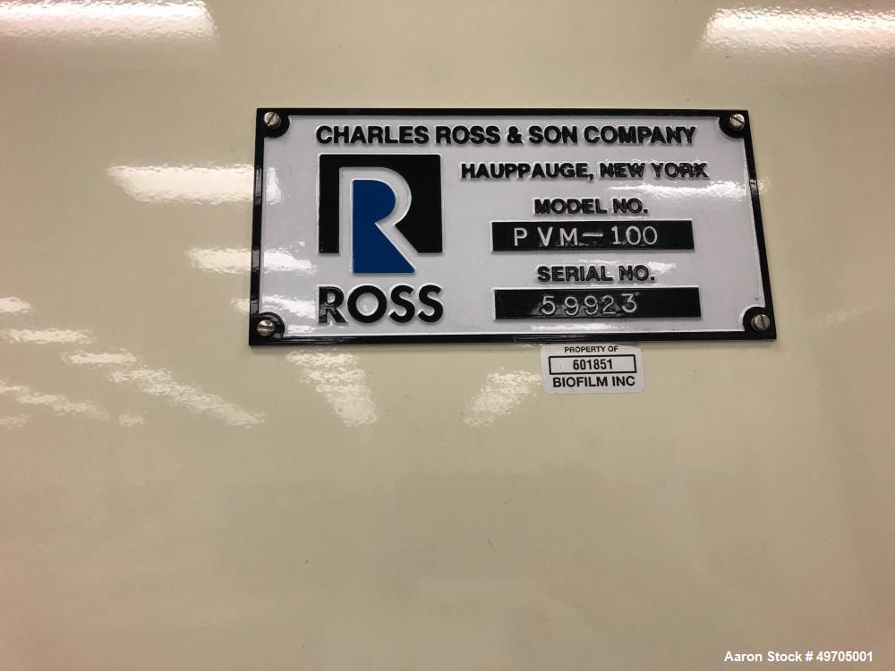 Used Ross Versa Mix, Model PVM-100