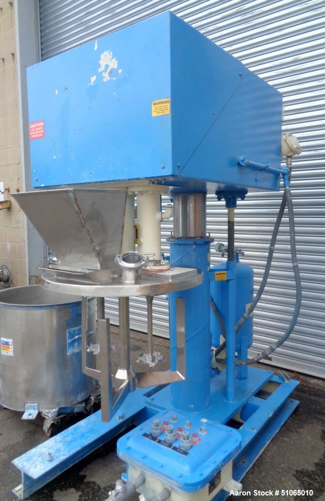 Used Ross 40 Gallon Stainless Steel Triple Shaft Change Can Vacuum Mixer