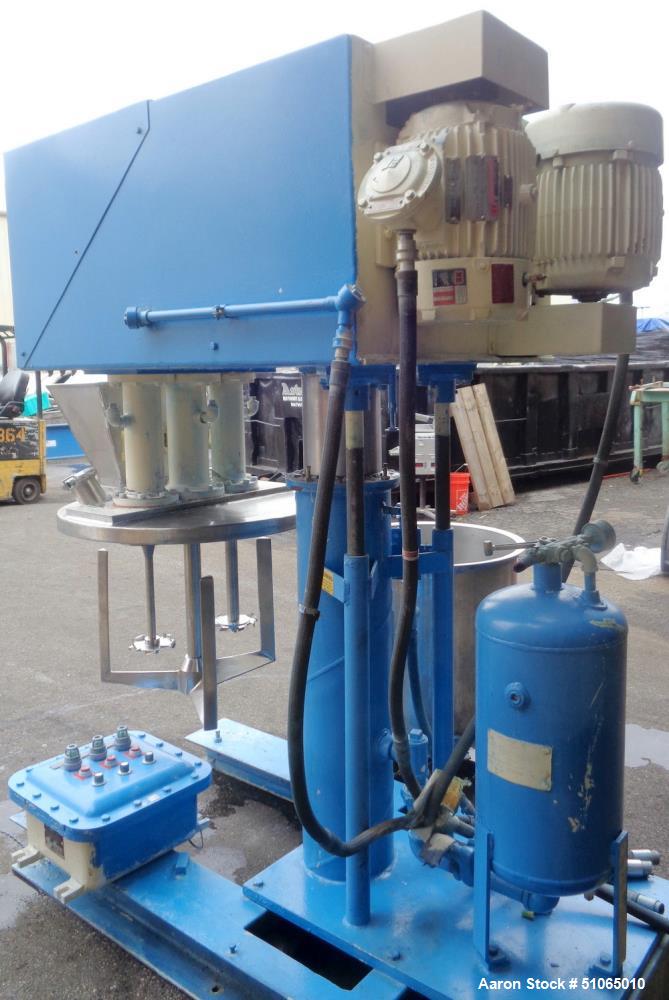 Used Ross 40 Gallon Stainless Steel Triple Shaft Change Can Vacuum Mixer