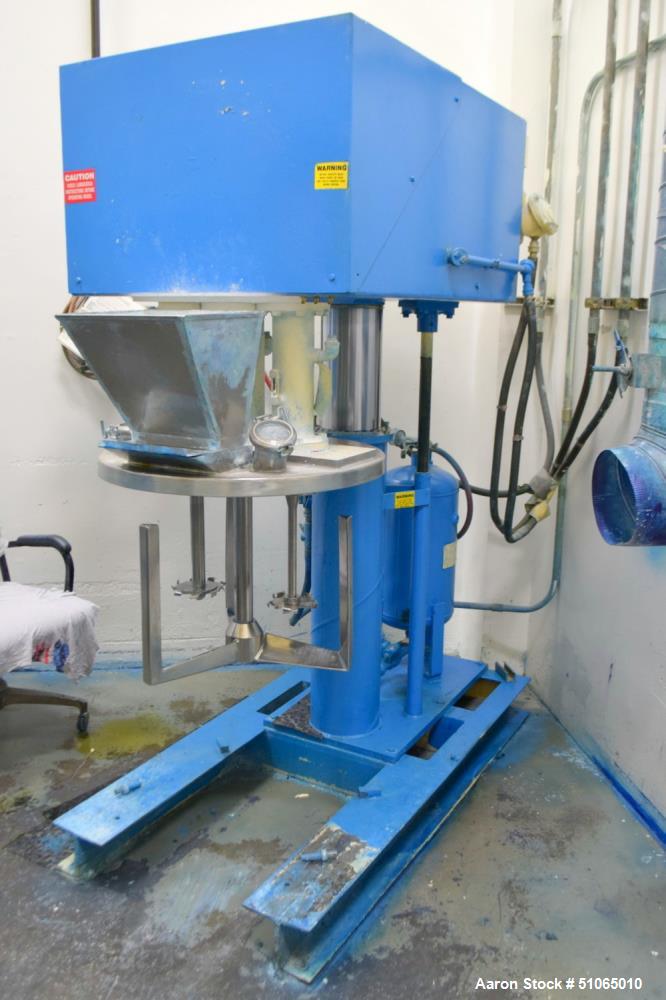 Used Ross 40 Gallon Stainless Steel Triple Shaft Change Can Vacuum Mixer
