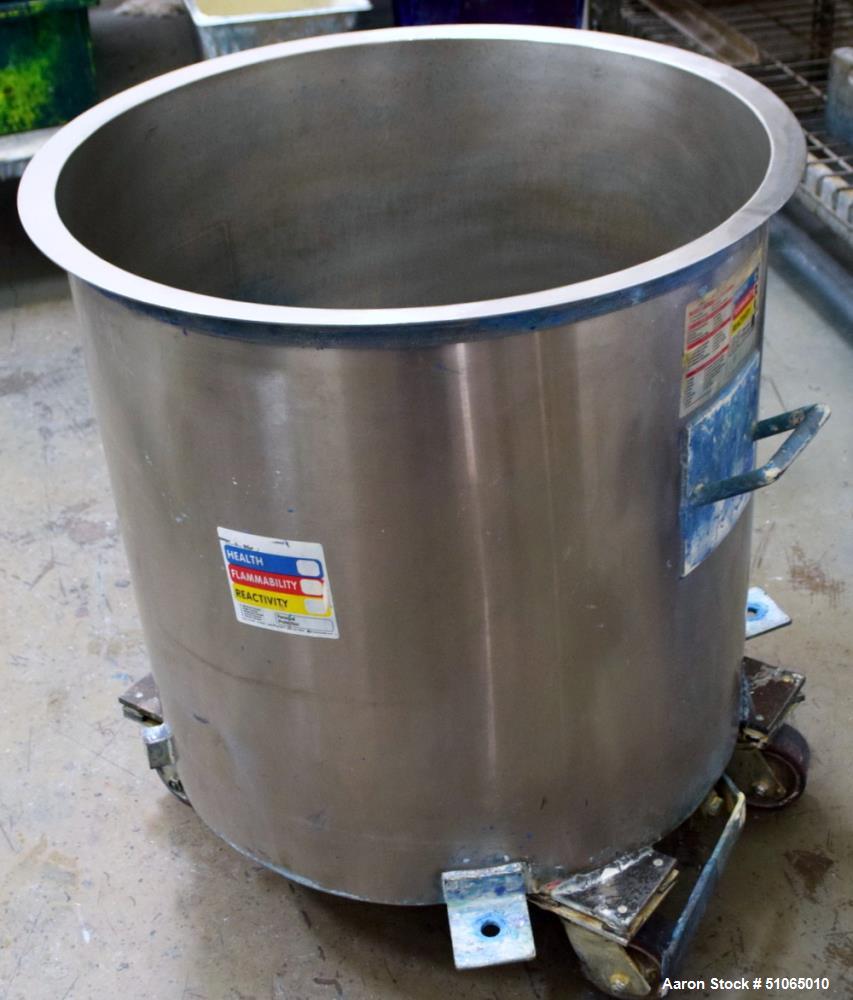 Used- Ross 40 Gallon Stainless Steel Triple Shaft Change Can Vacuum Mixer