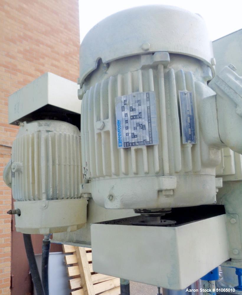 Used Ross 40 Gallon Stainless Steel Triple Shaft Change Can Vacuum Mixer