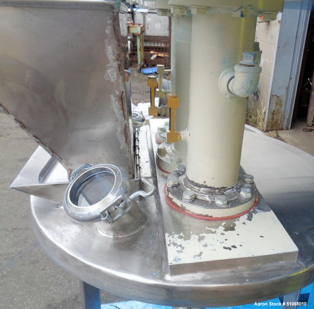 Used Ross 40 Gallon Stainless Steel Triple Shaft Change Can Vacuum Mixer