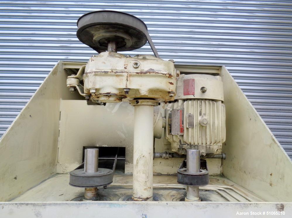 Used Ross 40 Gallon Stainless Steel Triple Shaft Change Can Vacuum Mixer