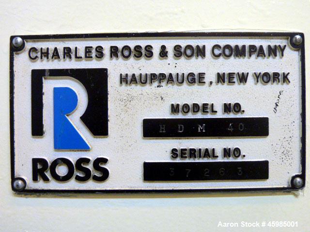Used Ross Mixer, Model HDM-40