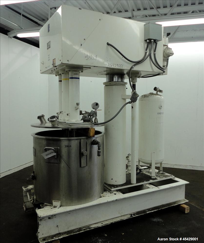 Used- Stainless Steel Ross Versa Mixer, 100 Gallon Mixing Capacity, Model PVM-10