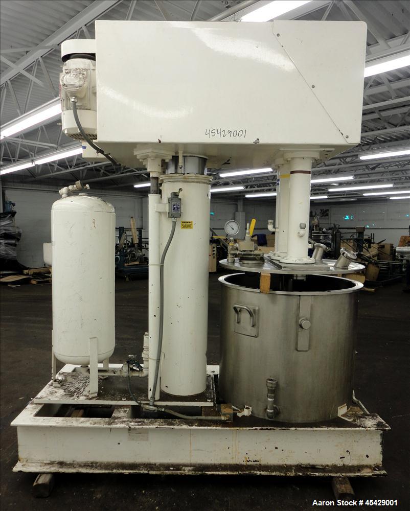 Used- Stainless Steel Ross Versa Mixer, 100 Gallon Mixing Capacity, Model PVM-10