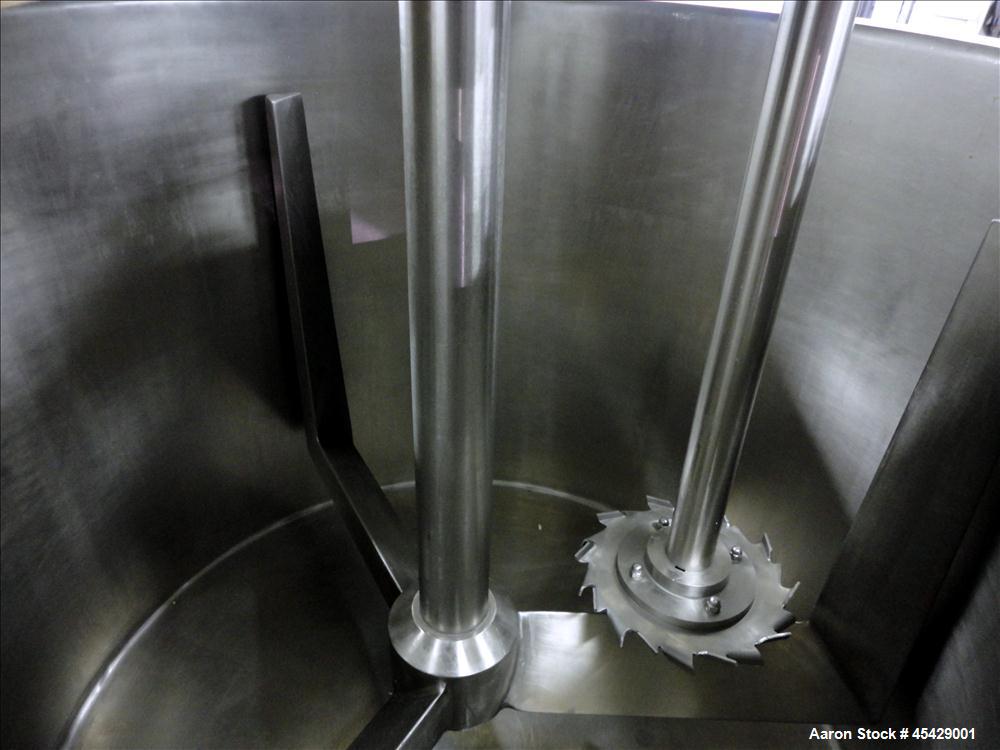 Used Stainless Steel Ross Versa Mixer, 100 Gallon Mixing Capacity, Model PVM-10