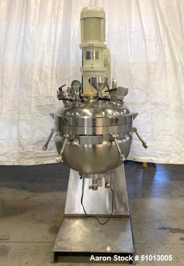 Used Ross Vacuum “Turbo Emulsifier” Reactor/Kettle, Model TE3-100