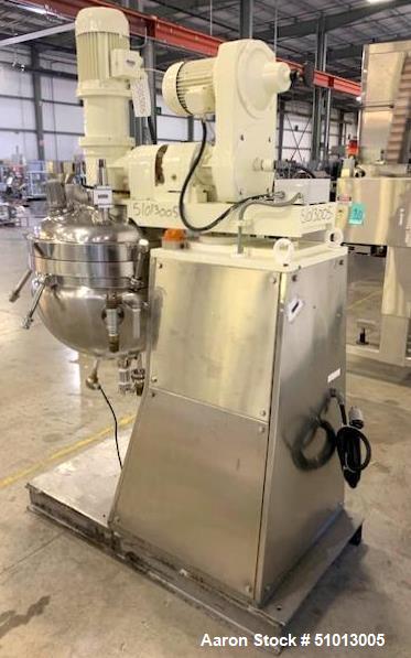 Used Ross Vacuum “Turbo Emulsifier” Reactor/Kettle, Model TE3-100