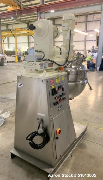 Used- Ross Vacuum “Turbo Emulsifier” Reactor/Kettle, Model TE3-100