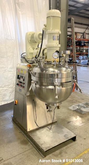 Used Ross Vacuum “Turbo Emulsifier” Reactor/Kettle, Model TE3-100
