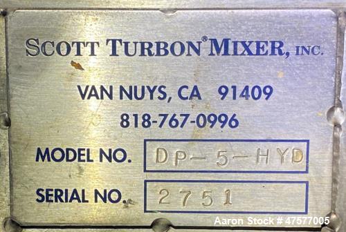 Used-Scott Turbon Planetary Mixer