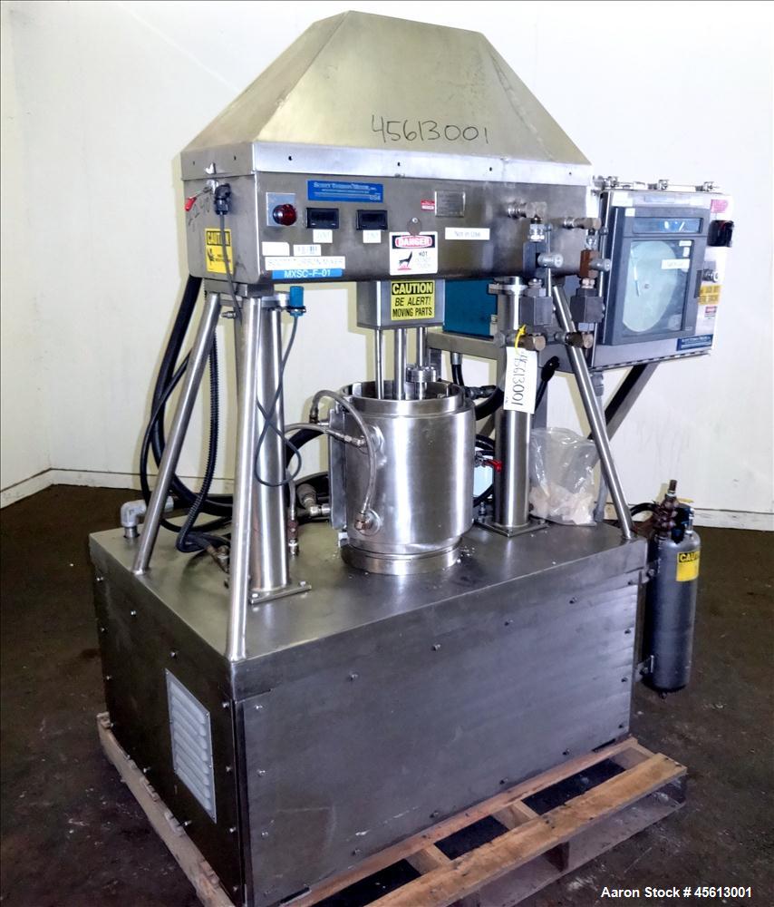 Used- Stainless Steel Scott Turbon Mixer, 6 Gallon, Triple Action