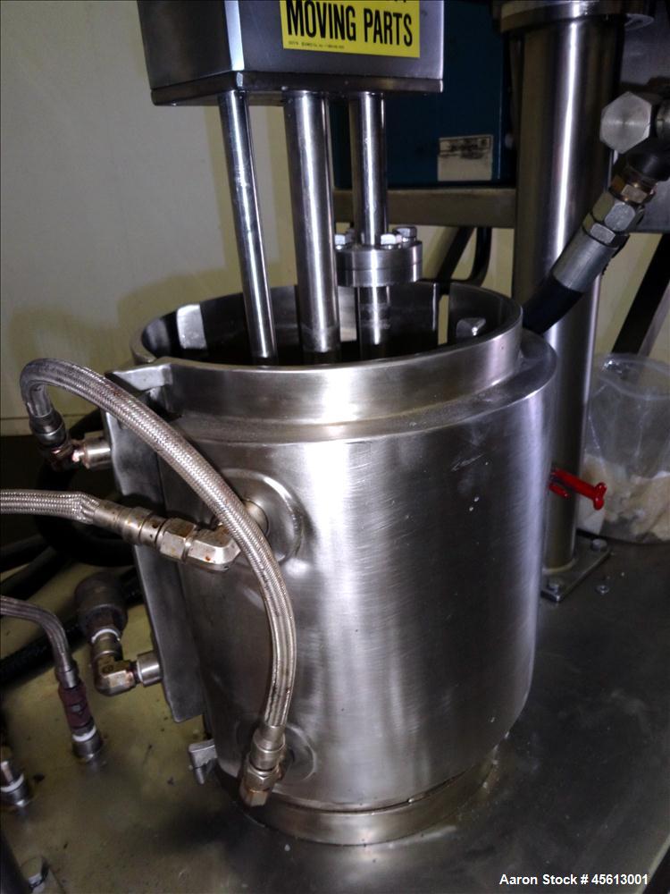 Used- Stainless Steel Scott Turbon Mixer, 6 Gallon, Triple Action