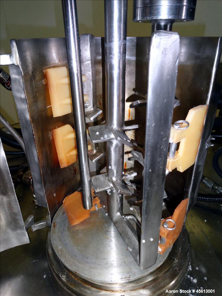Used Stainless Steel Scott Turbon Mixer, 6 Gallon, Triple Action