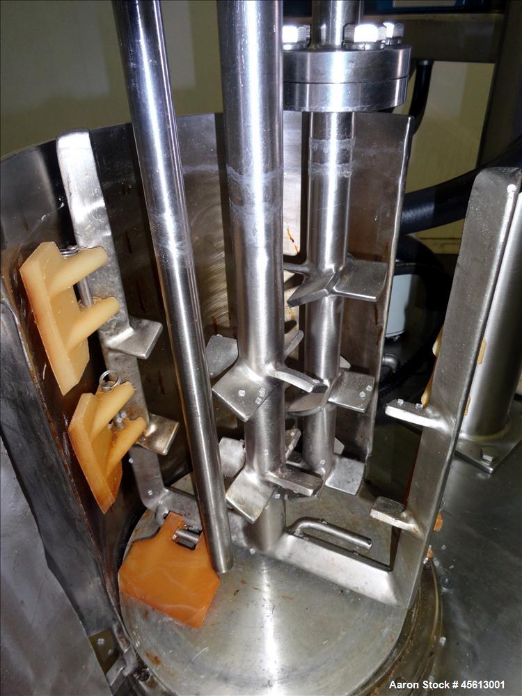 Used Stainless Steel Scott Turbon Mixer, 6 Gallon, Triple Action