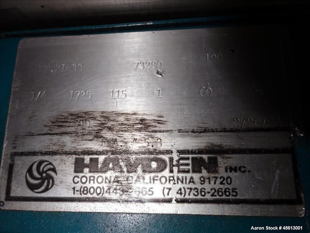 Used Stainless Steel Scott Turbon Mixer, 6 Gallon, Triple Action