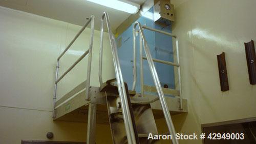 Used T. K. Fielder High Shear Granulating Mixer, 300 Liter, Model PMA300, Stainless Steel. PRICE INCLUDES A 15% BUYERS PREMIUM. AS IS WHERE IS, LOADING & REMOVAL FEES EXTRA, COST TO BE DETERMINED.