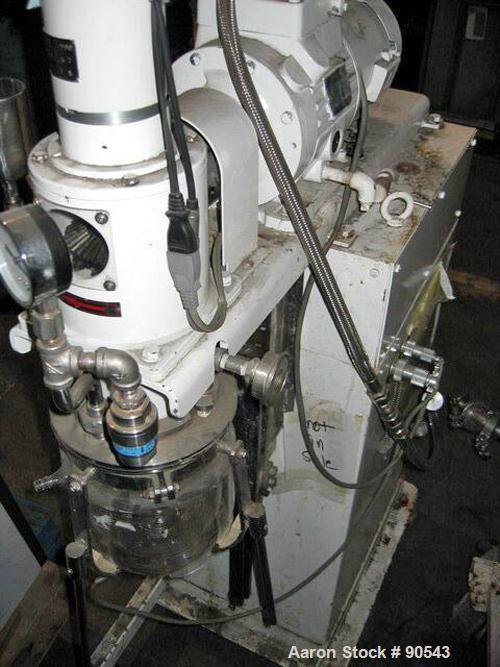 USED- T.K. AGI  Lab Size Vacuum Mixer Emulsifier, 2 liter working capacity (4 total), model 2M-2