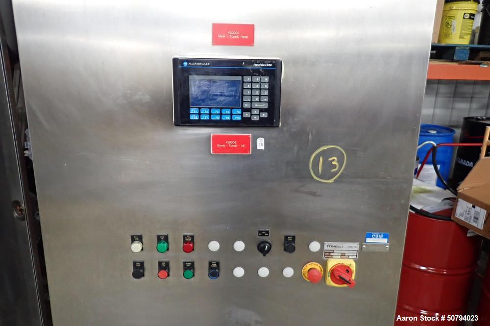 Used Tonelli Universal 2000 U3300 Vertical Planetary Dough Mixer