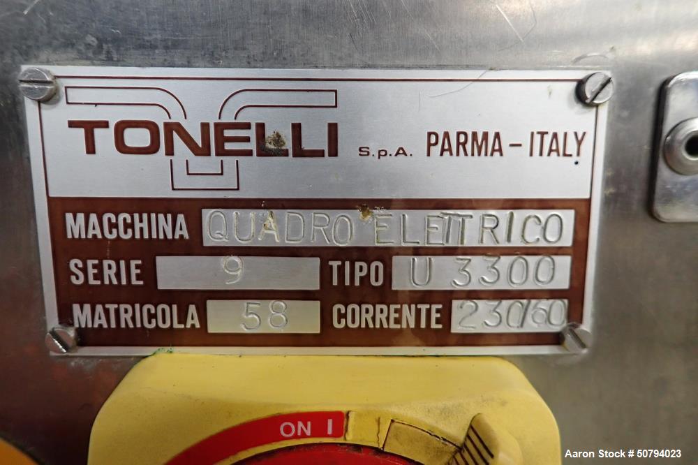 Used- Tonelli Universal 2000 U3300 Vertical Planetary Dough Mixer