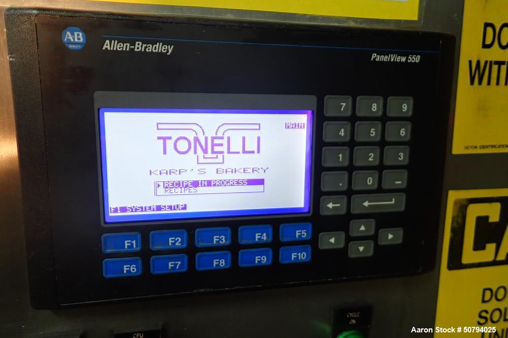 Used- Tonelli Universal 2000 U3600 Vertical Planetary Dough Mixer