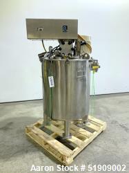 Used- Ross Planetary Mixer, Model: 400 liter vessel, 316L Stainless Steel. 400L (105 Gal) working capacity. Approximately 32...