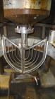 Used AMF Glen 340 Quart (85 Gallon) Planetary Mixer. Manual speed range 45 to 330 rpm. Includes (1) 304 stainless steel four wing attachment. Approximate 2hp elevating head motor, approximate 24-1/2 ...