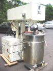 USED: Ross model CDA-50 (new model number of PVM series). Dual shaft design, 50 gallon working capacity, 65 gallon total capacity, sanitary stainless steel construction. Unit has 2 blade anchor agita...