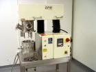 Used Ross double planetary mixer, model DPM-1. High viscosity blades, HV blades rotate on their own axis and on a common axis at the same time and promote top to bottom mixing of ingredients. One gal...