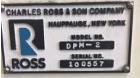 Used Ross DPM-2 Dual Planetary Mixer.