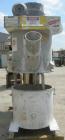 Used Ross Double Planetary Mixer, model HDM100, 304 stainless steel. 10-100 gallon working capacity. 34 1/2'' diameter x 28'' deep carbon steel jacketed can, rated internal FV, jacket 90 psi at 331 d...