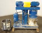 Used Ross Double Planetary Mixer, Model HDM-10, 316 Stainless Steel. 2-12 Gallon working capacity, 15 gallon total. Orbital speed 18-37 rpm, stirrer on own axis speed 19-39 rpm. Change can design wit...