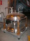 Used Ross Double Planetary Vacuum Change Can Mixer, Model HDM200, 316L stainless steel. (2) 316L stainless steel stirrers, Teflon scraper blade on bottom of one stirrer. Driven by an approximately 50...