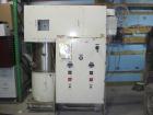 Used: 40 gallon Ross Powermix planetary mixer, model PD-40, stainless steel construction, vacuum rated, (1)  
stirrup blade driven by 7.5 hp 230/460 volt variable speed motor with VFD, (1) high speed...
