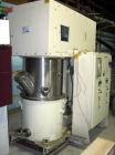 USED: Ross model PD-40 PowerMix, 40 gallon change can mixer used forhigh viscosity vacuum mixing and dispersion requirements. Has aplanetary blade that revolves in combination with a high speeddisper...
