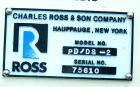 USED: Ross planetary Powermix, model PD/DS-2, 304 stainless steel. 1-1/2 gallon working capacity, 2 total. 9-5/8