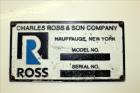 Used Stainless Steel Ross Versa Mix, Model PVM-100