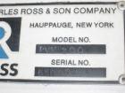 Used 200 Gallon Ross Versamix, dual shaft, vacuum, jacketed, 316 stainless steel, model PVM-200