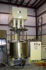 USED: Ross PVM300. Mixing capacity is 150 to 300 gallons, fullcapacity 389 gallons. Anchor type agitator with a 20 hp motor,disperser and rotor stator agitator each have a 30 hp motor.Stainless steel...