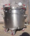 Used Ross 10 Gallon Mixing Can, 304 Stainless Steel. 18