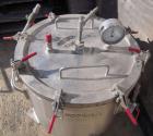 Used Ross 10 Gallon Mixing Can, 304 Stainless Steel. 18