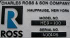 Used Ross Versa Mixer, Model PVM-100, 304 stainless steel.  Rated for full vacuum (29.5