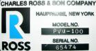 Used Ross Versa Mixer, Model PVM-100, 304 stainless steel.  Rated for full vacuum (29.5