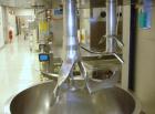 Used Collette High Shear Mixer, Model GRAL 25. 25 Liter (6.6 gallon) stainless steel. Non-jacketed bowl, 5/3.3 hp main drive, 280/420 rpm, 1/2 hp chopper, 1500/3000 rpm, XP motors, manual bowl lift, ...