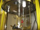 Used Collette 75 Liter High Shear Granulator, Model VACTRON 75, 316L polished stainless steel contact parts. Jacketed bowl 20-1/2'' diameter x 15'' deep. Internal rated 10 psig at -20 to 320 deg F, 3...