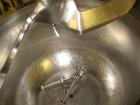 Used Collette 75 Liter High Shear Granulator, Model VACTRON 75, 316L polished stainless steel contact parts. Jacketed bowl 20-1/2'' diameter x 15'' deep. Internal rated 10 psig at -20 to 320 deg F, 3...