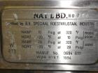 Used Collette 75 Liter High Shear Granulator, Model VACTRON 75, 316L polished stainless steel contact parts. Jacketed bowl 20-1/2'' diameter x 15'' deep. Internal rated 10 psig at -20 to 320 deg F, 3...