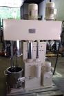 Used 15 Liter Hongyun Vacuum, Jacketed Double Planetary PowerMixer, Stainless Steel Model DLH-15. 15 Liter working capacity. Stainless Steel construction. 12